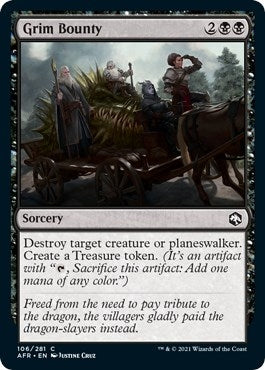 Image for Grim Bounty (Adventures in the Forgotten Realms) (106) - Magic: The Gathering