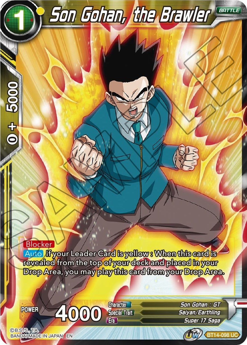 Image for Son Gohan, the Brawler (Cross Spirits) (BT14-098) - Dragon Ball Super: Masters