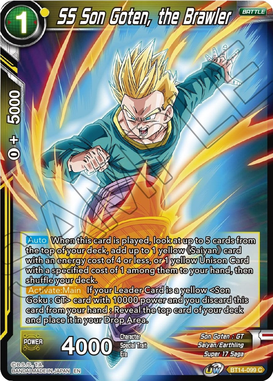 Image for SS Son Goten, the Brawler (Cross Spirits) (BT14-099) - Dragon Ball Super: Masters