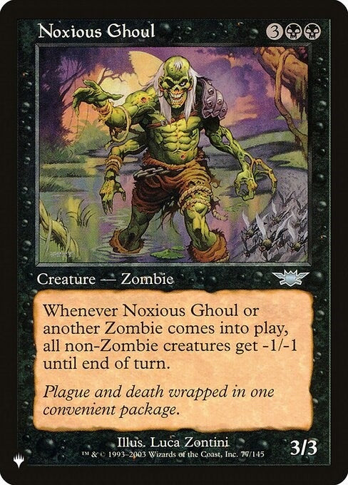 Image for Noxious Ghoul (The List Reprints) (77/145) - Magic: The Gathering