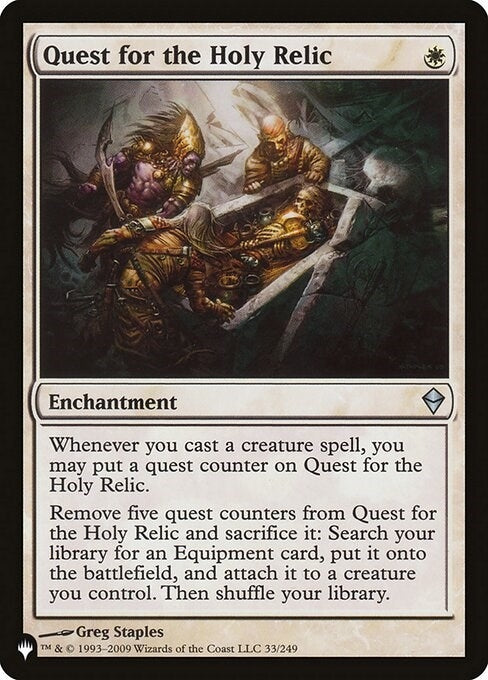 Image for Quest for the Holy Relic (The List Reprints) (33/249) - Magic: The Gathering