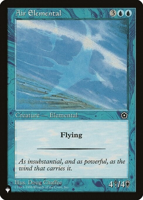 Image for Air Elemental (The List Reprints) - Magic: The Gathering