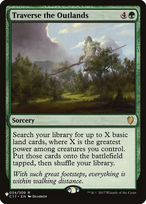 Image for Traverse the Outlands (The List Reprints) (034/309) - Magic: The Gathering