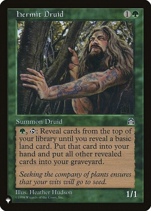 Image for Hermit Druid (The List Reprints) - Magic: The Gathering