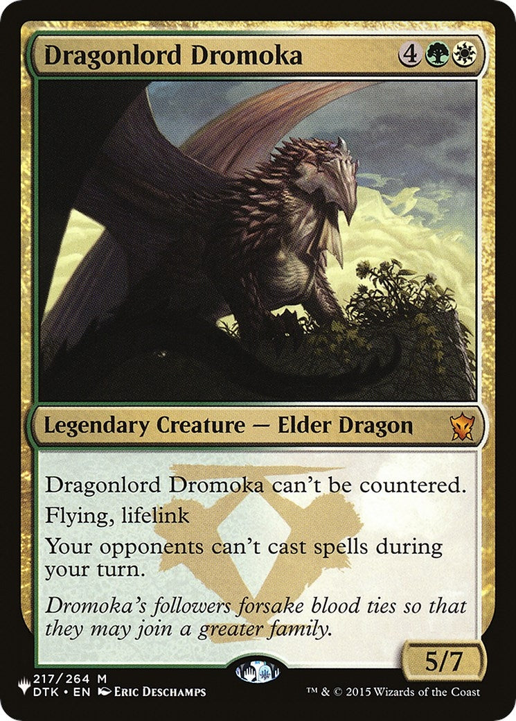 Image for Dragonlord Dromoka (The List Reprints) (217/264) - Magic: The Gathering