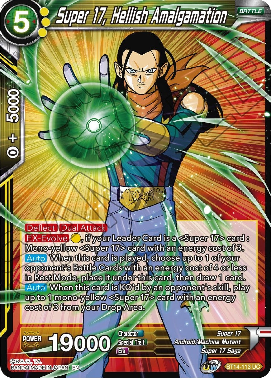 Image for Super 17, Hellish Amalgamation (Cross Spirits) (BT14-113) - Dragon Ball Super: Masters