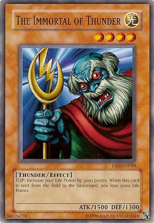Image for The Immortal of Thunder (Dark Beginning 2) (DB2-EN059) - YuGiOh
