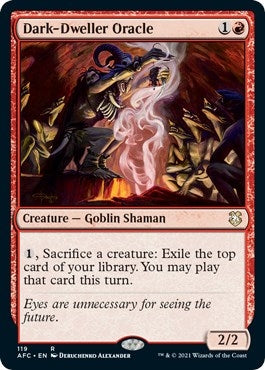 Image for Dark-Dweller Oracle (Commander: Adventures in the Forgotten Realms) (119) - Magic: The Gathering
