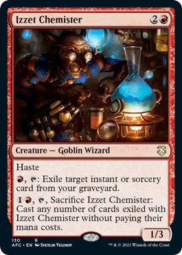 Image for Izzet Chemister (Commander: Adventures in the Forgotten Realms) (130) - Magic: The Gathering