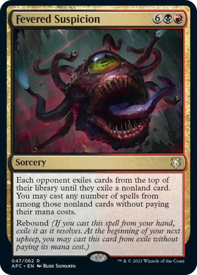 Image for Fevered Suspicion (Commander: Adventures in the Forgotten Realms) (47) - Magic: The Gathering