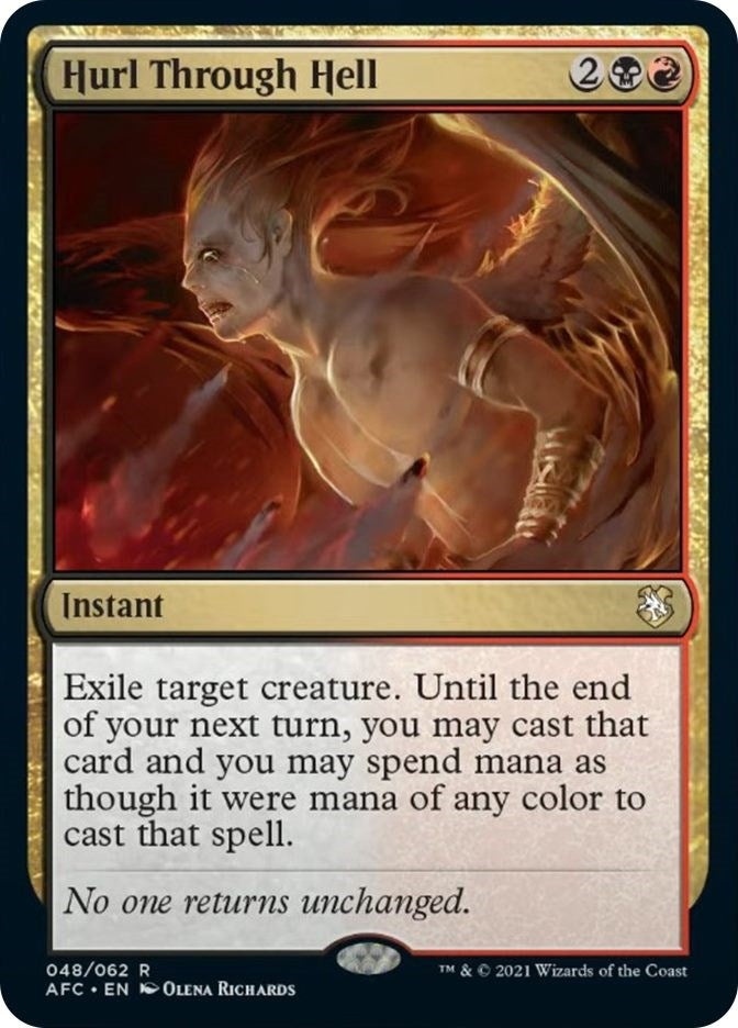 Image for Hurl Through Hell (Commander: Adventures in the Forgotten Realms) (48) - Magic: The Gathering