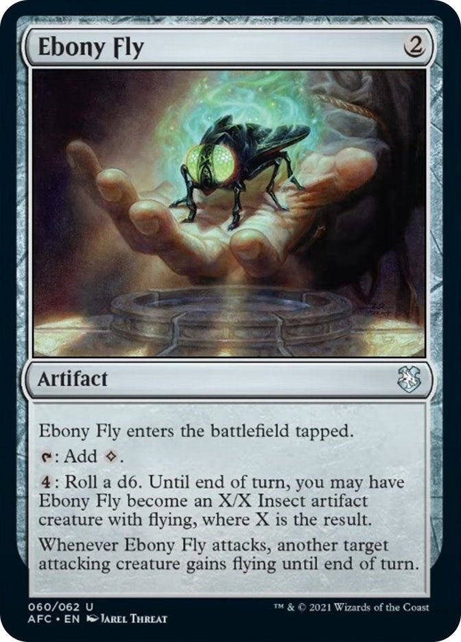 Image for Ebony Fly (Commander: Adventures in the Forgotten Realms) (60) - Magic: The Gathering