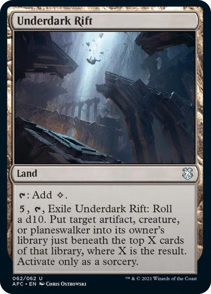Image for Underdark Rift (Commander: Adventures in the Forgotten Realms) (62) - Magic: The Gathering