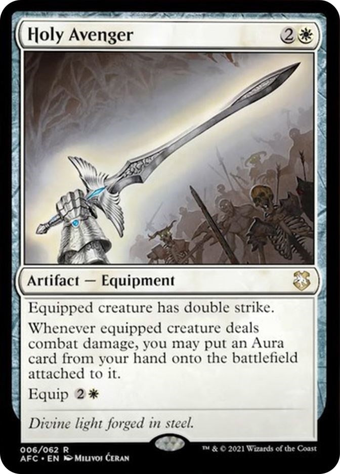 Image for Holy Avenger (Commander: Adventures in the Forgotten Realms) (6) - Magic: The Gathering