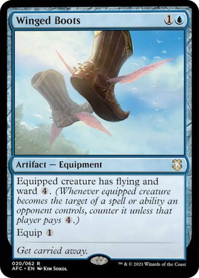 Image for Winged Boots (Commander: Adventures in the Forgotten Realms) (20) - Magic: The Gathering