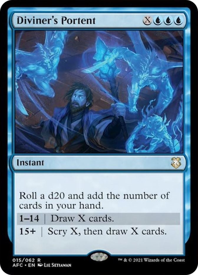 Image for Diviner's Portent (Commander: Adventures in the Forgotten Realms) (15) - Magic: The Gathering
