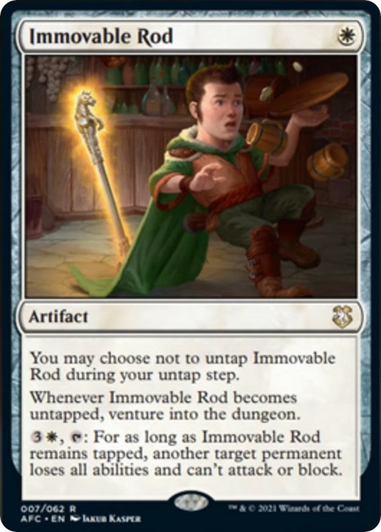 Image for Immovable Rod (Commander: Adventures in the Forgotten Realms) (7) - Magic: The Gathering