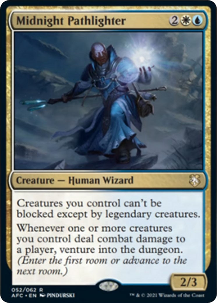 Image for Midnight Pathlighter (Commander: Adventures in the Forgotten Realms) (52) - Magic: The Gathering