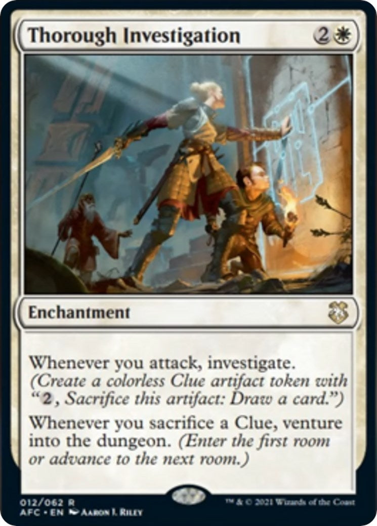 Image for Thorough Investigation (Commander: Adventures in the Forgotten Realms) (12) - Magic: The Gathering