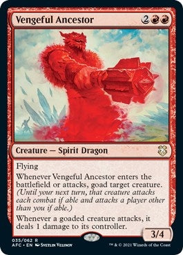 Image for Vengeful Ancestor (Commander: Adventures in the Forgotten Realms) (35) - Magic: The Gathering