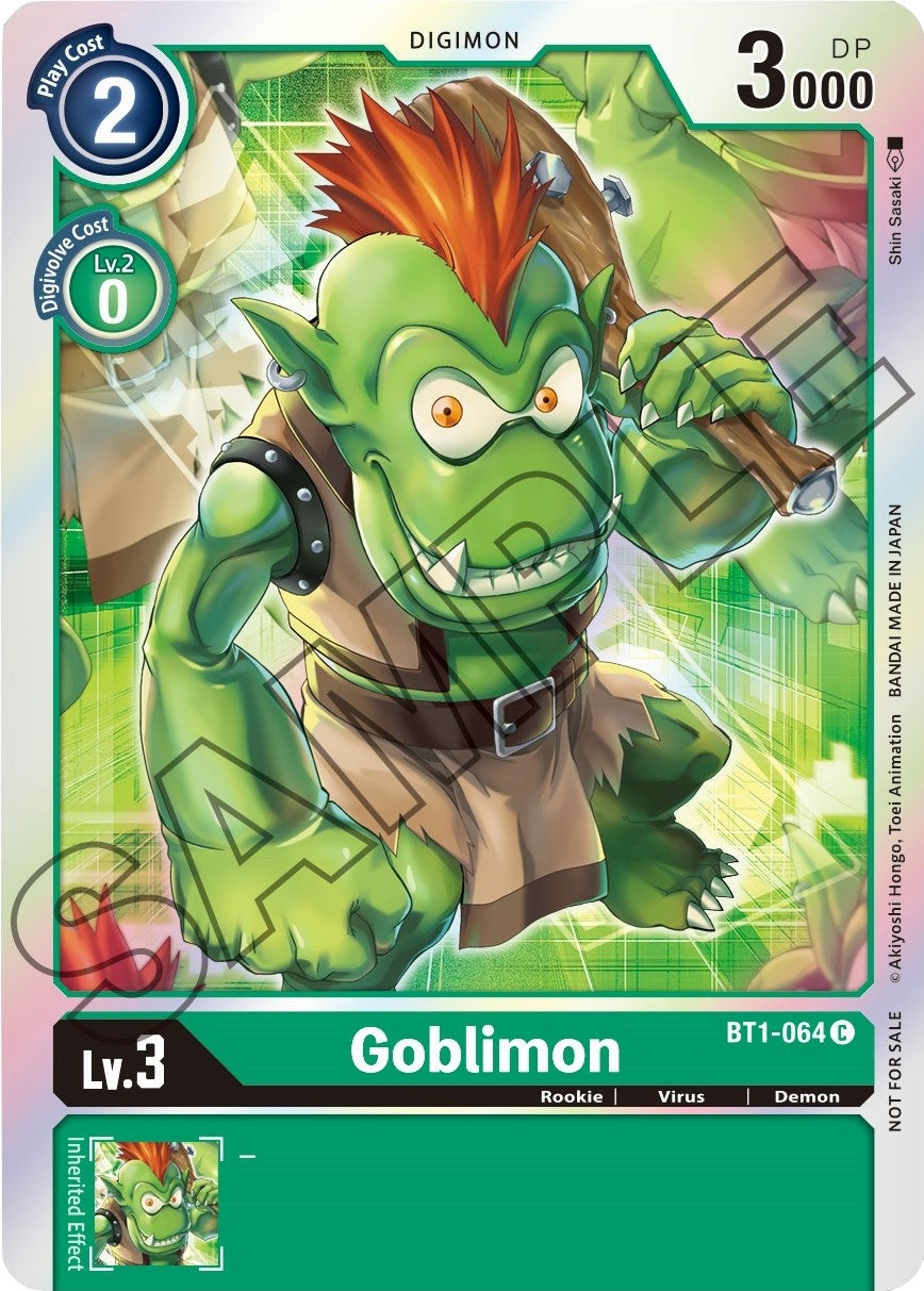 Image for Goblimon - BT1-064 (Event Pack 1) (BT01-03A) (BT1-064 C) - Digimon Card Game