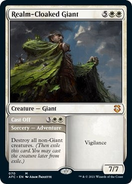 Image for Realm-Cloaked Giant (Commander: Adventures in the Forgotten Realms) (70) - Magic: The Gathering
