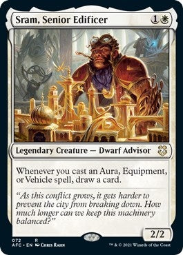 Image for Sram, Senior Edificer (Commander: Adventures in the Forgotten Realms) (72) - Magic: The Gathering