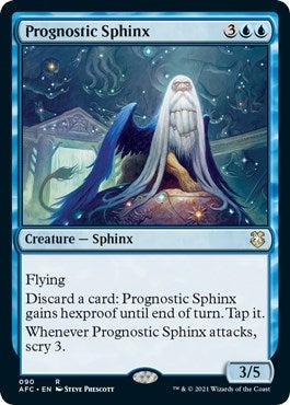 Image for Prognostic Sphinx (Commander: Adventures in the Forgotten Realms) (90) - Magic: The Gathering