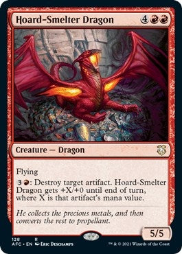 Image for Hoard-Smelter Dragon (Commander: Adventures in the Forgotten Realms) (128) - Magic: The Gathering