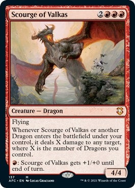 Image for Scourge of Valkas (Commander: Adventures in the Forgotten Realms) (137) - Magic: The Gathering