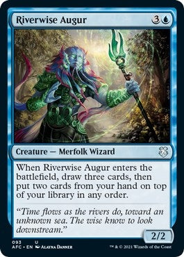 Image for Riverwise Augur (Commander: Adventures in the Forgotten Realms) (93) - Magic: The Gathering