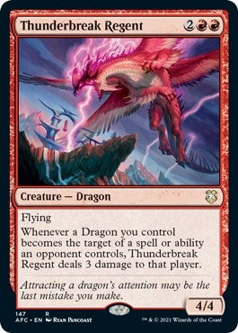 Image for Thunderbreak Regent (Commander: Adventures in the Forgotten Realms) (147) - Magic: The Gathering