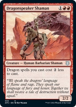 Image for Dragonspeaker Shaman (Commander: Adventures in the Forgotten Realms) (330) - Magic: The Gathering
