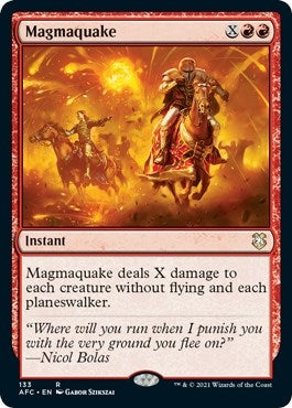 Image for Magmaquake (Commander: Adventures in the Forgotten Realms) (133) - Magic: The Gathering