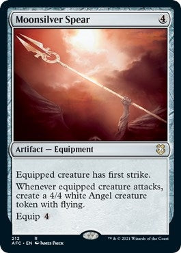 Image for Moonsilver Spear (Commander: Adventures in the Forgotten Realms) (212) - Magic: The Gathering
