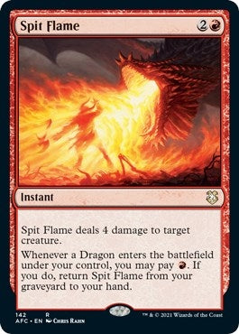 Image for Spit Flame (Commander: Adventures in the Forgotten Realms) (142) - Magic: The Gathering