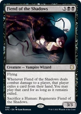 Image for Fiend of the Shadows (Commander: Adventures in the Forgotten Realms) (99) - Magic: The Gathering