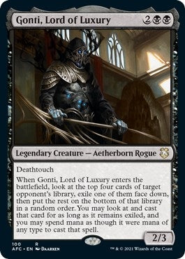 Image for Gonti, Lord of Luxury (Commander: Adventures in the Forgotten Realms) (100) - Magic: The Gathering