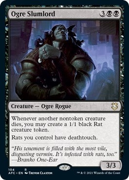 Image for Ogre Slumlord (Commander: Adventures in the Forgotten Realms) (104) - Magic: The Gathering