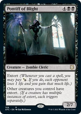 Image for Pontiff of Blight (Commander: Adventures in the Forgotten Realms) (108) - Magic: The Gathering