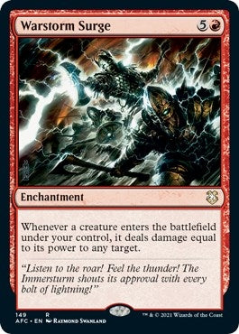 Image for Warstorm Surge (Commander: Adventures in the Forgotten Realms) (149) - Magic: The Gathering