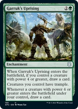 Image for Garruk's Uprising (Commander: Adventures in the Forgotten Realms) (159) - Magic: The Gathering