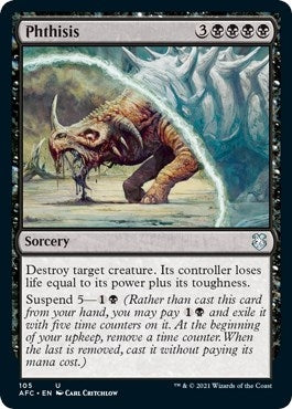 Image for Phthisis (Commander: Adventures in the Forgotten Realms) (105) - Magic: The Gathering
