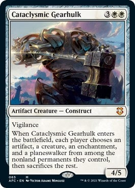 Image for Cataclysmic Gearhulk (Commander: Adventures in the Forgotten Realms) (65) - Magic: The Gathering