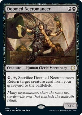 Image for Doomed Necromancer (Commander: Adventures in the Forgotten Realms) (98) - Magic: The Gathering