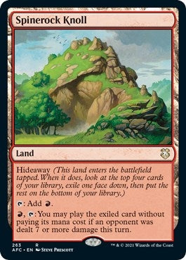 Image for Spinerock Knoll (Commander: Adventures in the Forgotten Realms) (263) - Magic: The Gathering