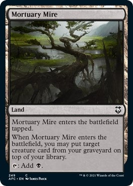 Image for Mortuary Mire (Commander: Adventures in the Forgotten Realms) (249) - Magic: The Gathering