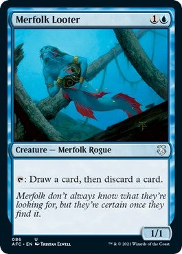 Image for Merfolk Looter (Commander: Adventures in the Forgotten Realms) (86) - Magic: The Gathering