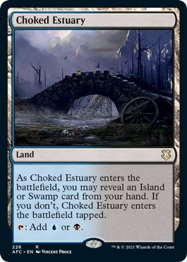 Image for Choked Estuary (Commander: Adventures in the Forgotten Realms) (228) - Magic: The Gathering