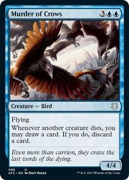 Image for Murder of Crows (Commander: Adventures in the Forgotten Realms) (88) - Magic: The Gathering